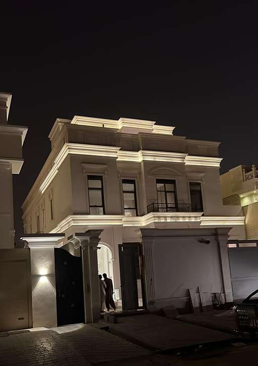 Architectural interior details at Al Obailan Villas